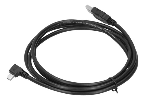 Cable De Línea De Datos Usb 2.0 Elbow De 90 Grados A Mini Us