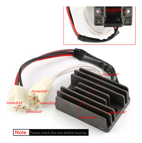 Regulador Rectificador De Voltaje Para Yamaha Tzr125 87-94