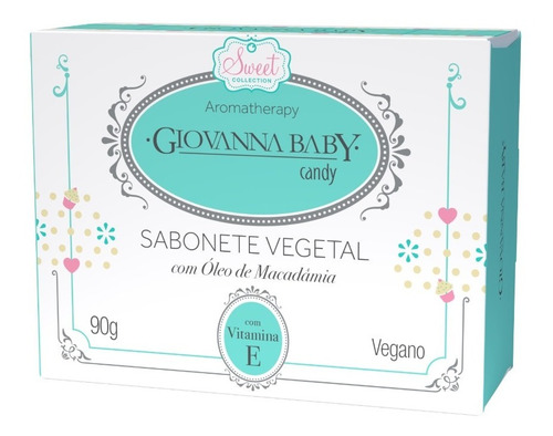 Sabonete Vegetal Giovanna Baby Sweet Candy 90g