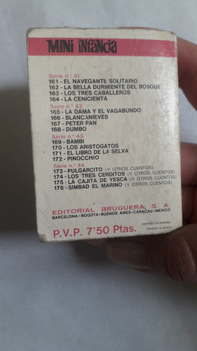Cuento Bolsillo * Aristogatos * Bruguera 1973 Mini Infancia (Usado)