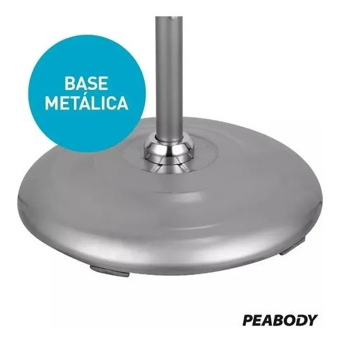 Ventilador De Pie Peabody 130 W Metal 20 Pulgadas 3 Vel