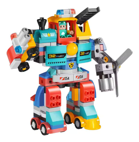 Bloques Armar 172 Pcs Robot Juego Construccion Infantil