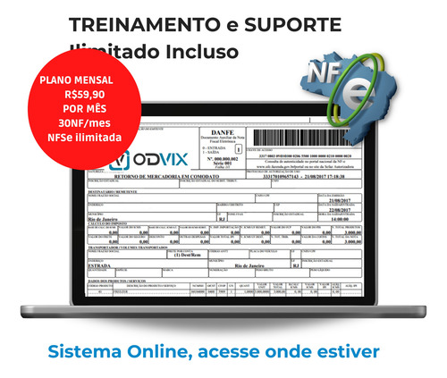 Programa Emissão De Nfs-e E Nf-e Com Suporte Online