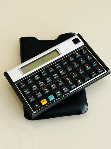 Calculadora Hp 11c Científica Rpn Rara C/ Capinha Original Dourado (Usado)
