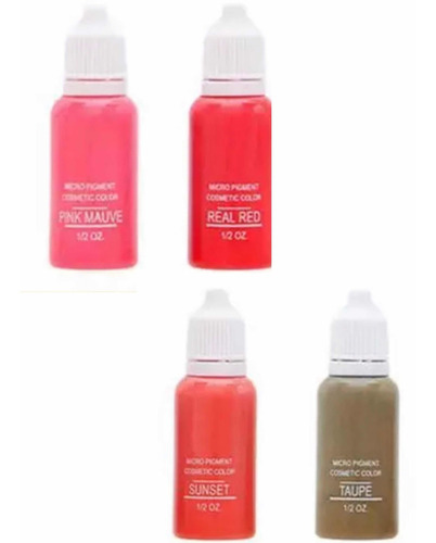 Imagen 7 de 10 de Tinta Para Microblanding,colores Para Cejas,labios,bio Touch