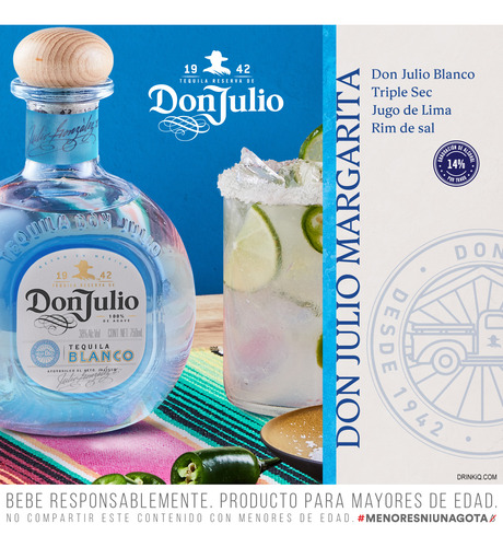 Tequila Don Julio Blanco 40° 750cc
