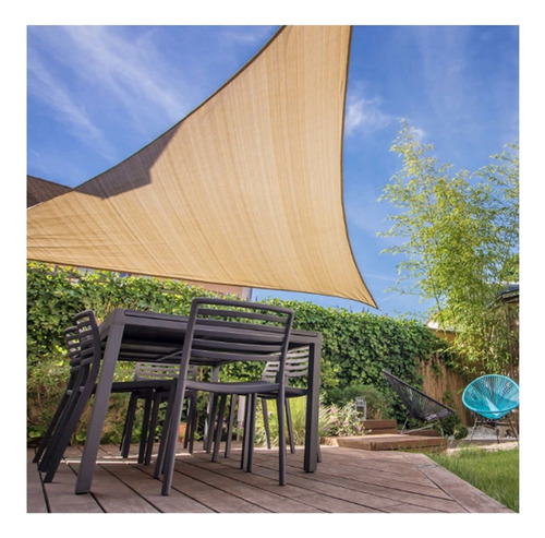 Malla Sombra Triangular , Protector Casa Y Jardin /excelente