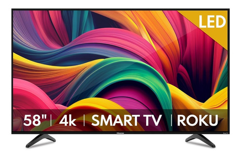 Pantalla Smart Tv 4k Android Hisense 58 Nueva De Linea 2019 