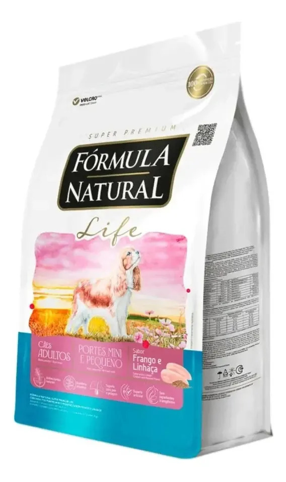 Ração Fórmula Natural Life Cães Porte Peq E Mini Frango 1kg