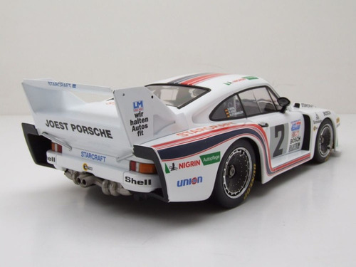 Porsche 935j # 2 Ganador 24h Daytona 1980 M C G Escala 1/18 Blanco