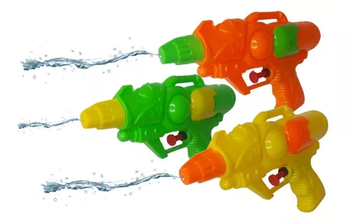 Lança Água Arminha Arma Pistola Brinquedo Water Gun 26cm.