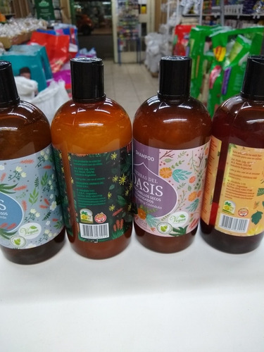 Shampoo * Hierbas Del Oasis Cabello Teñido Henna Y Guaraná