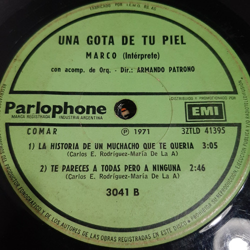 Simple Marco Orq Armando Patrono Parlophone C2