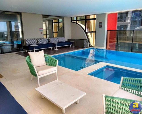 Imagem 9 de 30 de Excelente Apartamento Novo, 50m Do Mar | 3 Suítes, 3 Vagas De Garagem Na Meia Praia Em Itapema/sc - Imobiliária África - Ap00751 - 70030066