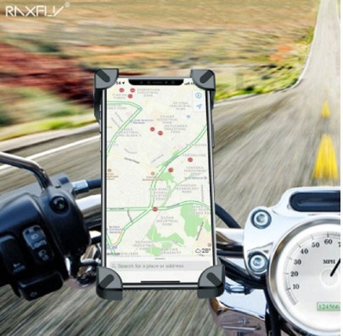 Soporte Porta Celular Moto Y Bicicleta Rotacion 360