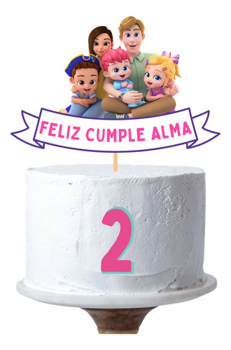 Kit Imprimible Cumple Benefinn Banderines Pinkfong Bebe Finn