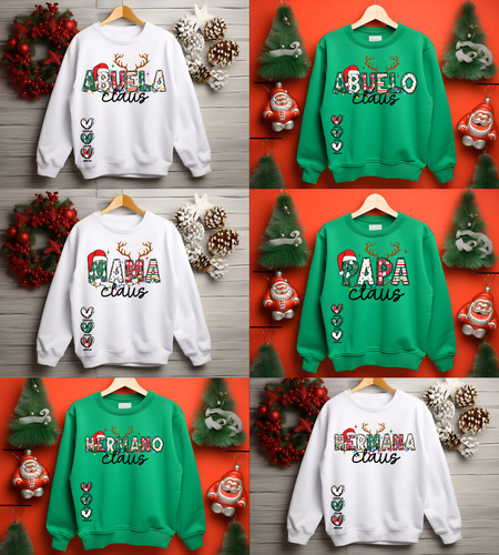 302 Diseños Digitales Navideños Formatos Varios Sublimar Dtf