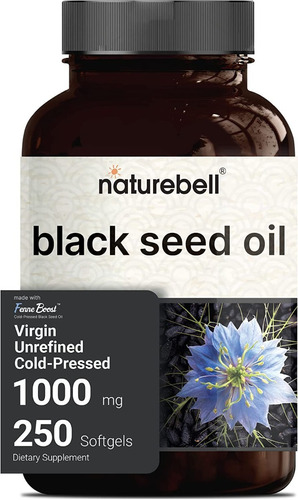 Aceite Semillas Negras Naturebell Black Seed Oil 250 Caps