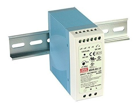 Powernex Mean Well Mdr-60-24 24v 2.5a 60w Fuente De Alimenta