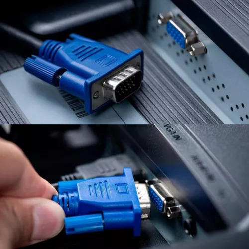 Cabo Vga Macho + Vga Macho 10m Preto 28awg C/ Filtro