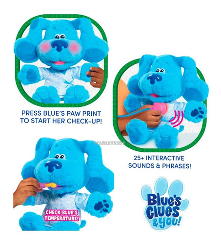 Imagen 3 de 7 de Pistas De Blue Y Tu Peluche Chequeo Medico Frases Luz Sonido