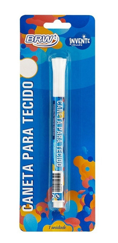 Rotulador permanente BRW CA0021 de punto medio blanco x unidad