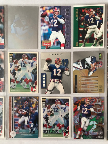 25 Cards De Jim Kelly Buffalo Bills Tarjetas E Inserts Nfl (Usado)