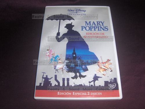 Mary Poppins Pelicula Dvd Edicion 2 Discos 40 Aniversario (Usado)