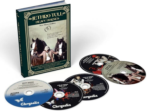 Box - 3 Cd's + 2dvd's - Jethro Tull - Heavy Horses - Lacrado