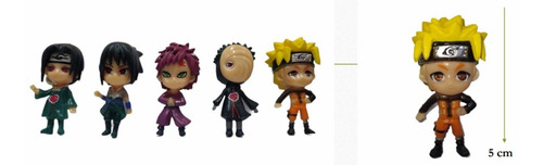 Naruto Sasuke Colección X 6 Figuras En Bolsa