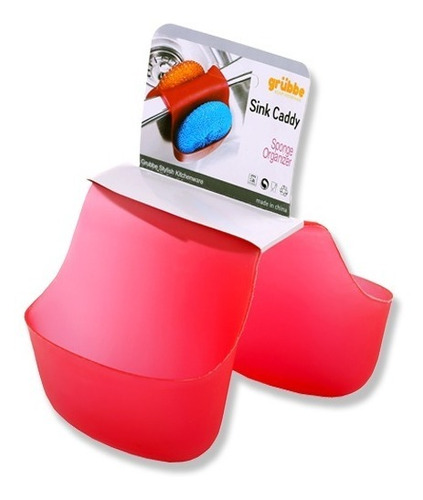 Porta Esponja Para Bacha Doble De Silicona