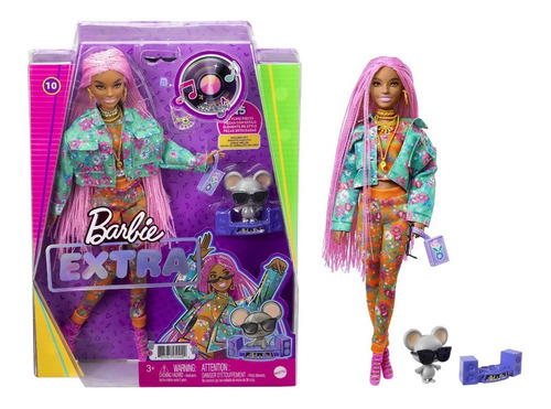 Muñeca Barbie Extra #10 Articulada Original Mattel 