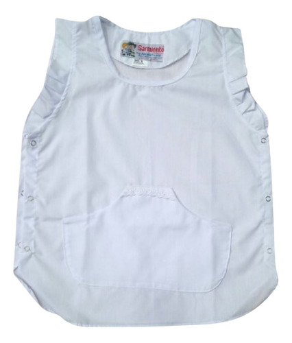Poncho Colegial Delantal Nena Con Broderie Sarmiento 966 T.8