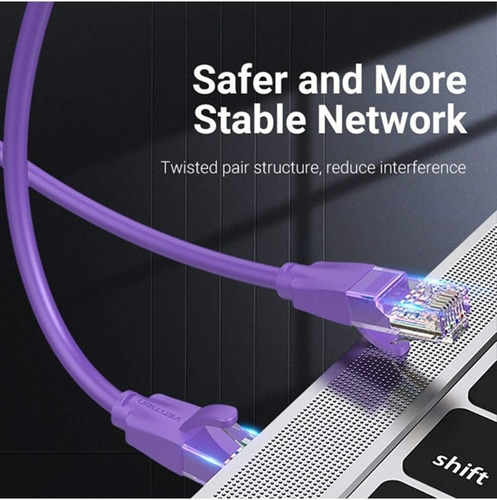 Patchcord Vention Purple 1m Cat6 Ibevf