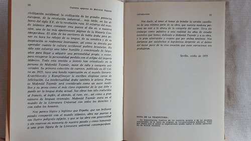 Cuentos Egipcios De Mahmud Taymur Mahmud Taymur Ihac