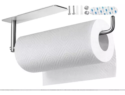 1 Pieza De Soporte De Papel Autoadhesivo, Soporte Para Toallas De Papel  Debajo Del Gabinete, Soporte De Papel Higiénico Para Baño, Autoadhesivo  Durade