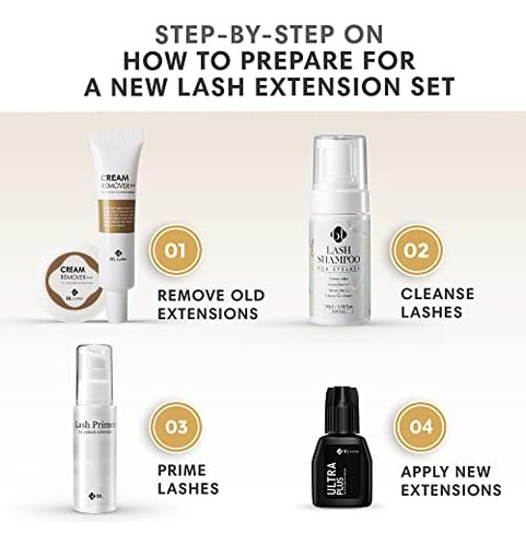 Bl Lashes Creme Removedor De Extensão De Cílios Double Plus,