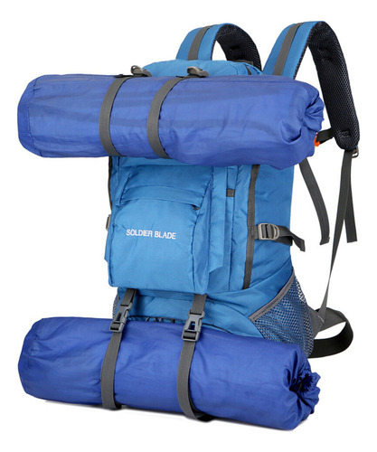 Mochila De 45 L Para Acampar Y Senderismo, Gran Capacidad, A