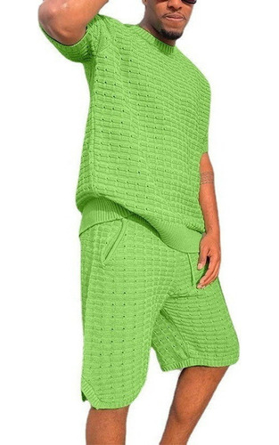 Conjunto Hombre De Camisa Y Pantalón Corto Para Deportes