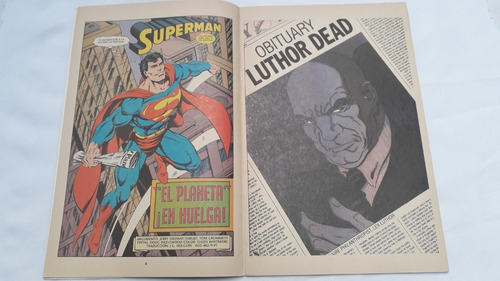 Historieta Comic * Superman * Nº 225 Editorial Vid Antigua (Usado)