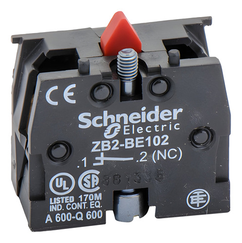 Bloque De Contacto Xa21 Nc Za2ee102 Para Pulsador Schneider