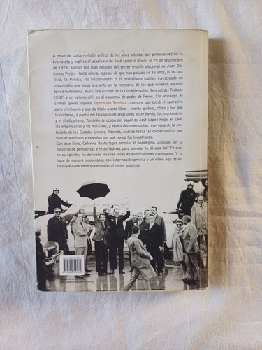 Ceferino Reato Operación Traviata Sudamericana (Usado)