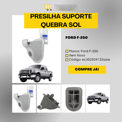 Presilha Suporte Quebra Sol Parasol F250 Original