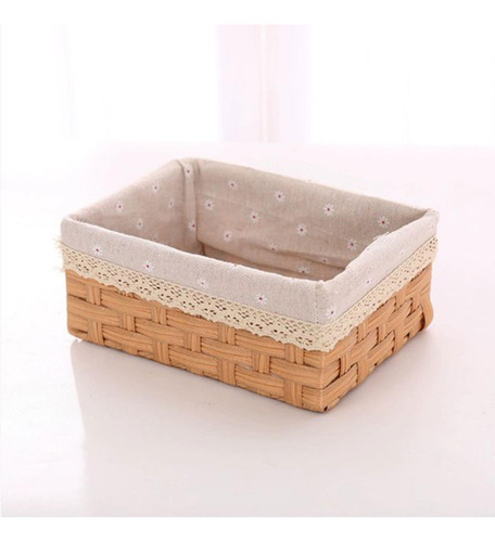Cesta Tejida Para Exhibir Accesorios Para La Decoración L