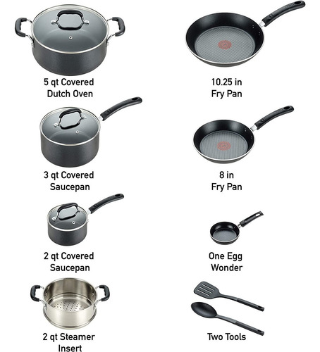 Juego De Utensilios De Cocina Profesionales Antiadherente...