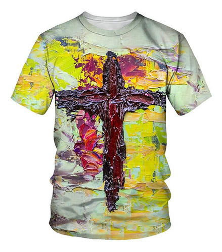 Ff Camiseta Casual Estilo Cristão Jesus
