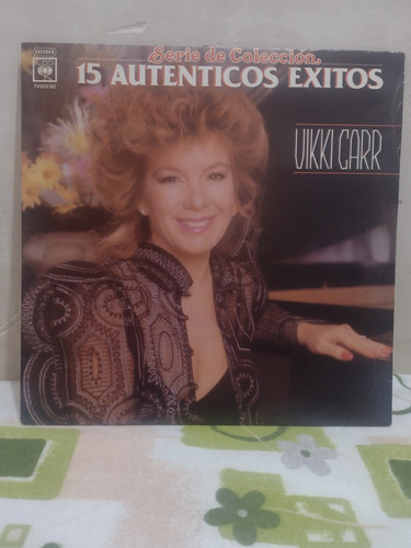 Lp Vikki Carr 15 Auténticos Exitos Vinyl 
