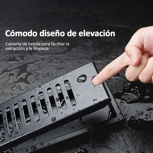 10*60cm Drenaje Piso Ducha Cubierta Eliminación Acero Inoxid