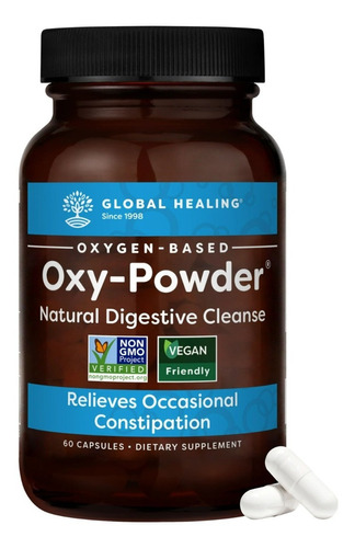 Oxy-powder Limpeza De Intestino Colon Prisão De Ventre 60cps Sabor Sem sabor