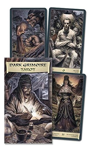 Libro: Dark Grimoire Tarot (edición En Inglés Y Español)